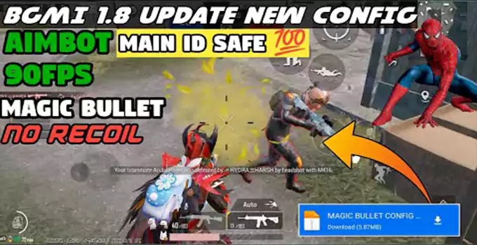 BGMI 1.8 Magic Bullet Tracking Headshot No Ban Main ID 100% Safe