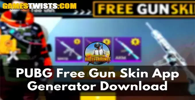 PUBG Free Gun Skin [UPDATED] 2022 APK Download,gamestwists.com
