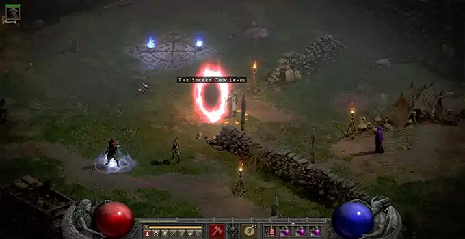 How to unlock the secret cow level in Diablo 2
