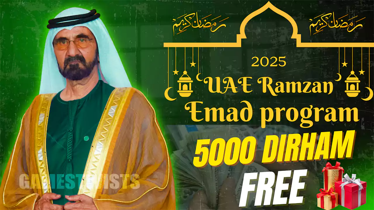 UAE Ramzan Emad program 5000 Dirham Free